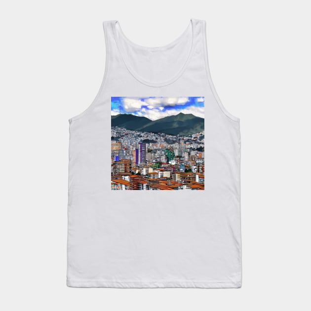 Mirador a Bogotá Tank Top by emiliapapaya